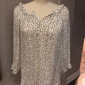 Boho-chic peasant top
